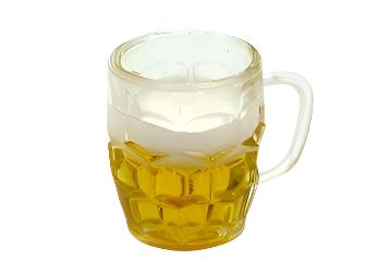 Dimple Filled Beer Mug