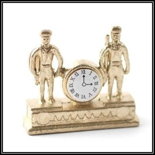 Ornate Clock With Soldiers