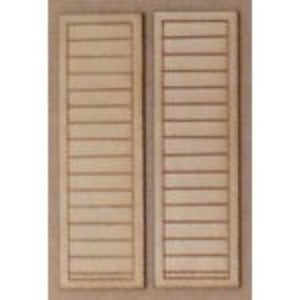 1:24 Laser cut Shutters 1pr