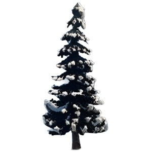 Tree With Snow 12cm