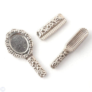Brush Comb and Mirror