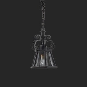 Ornate Hanging Iron Light