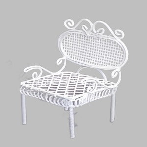 White Wire Chair