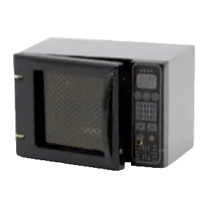 Microwave Black & Silver