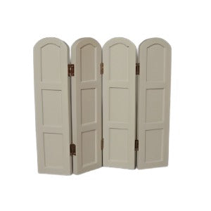 White 4 Panel Screen