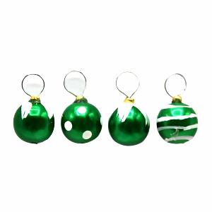 Christmas Baubles Green