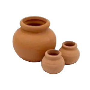 Clay Pots 3pc