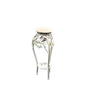 White Wire Small Plant Stand