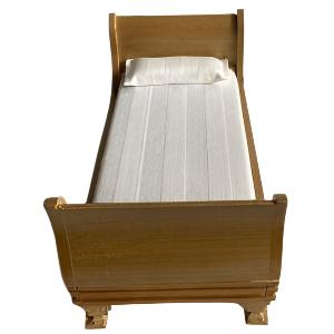 Single Sleigh Bed Oak