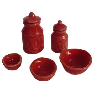 Kitchen Set Red 7pc
