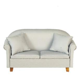 Sofa Grey With Pillows