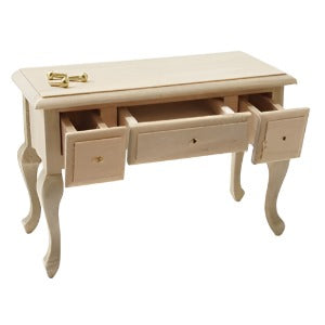 3 Drawer Table Unfinished
