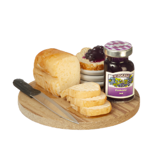 Toast Set on a Board