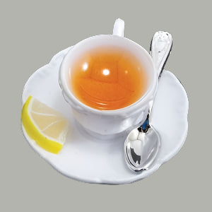 Cup of Tea With Lemon & Spoon