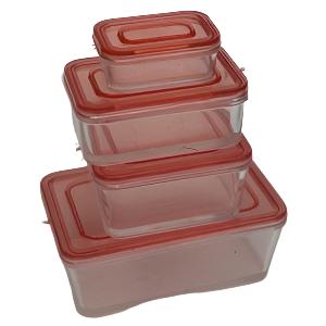 Tupperware Set of 4 Red Lids