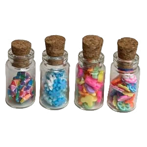 Filled Jars Set of 4