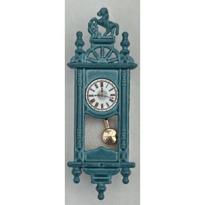 Fancy Wall Clock Blue