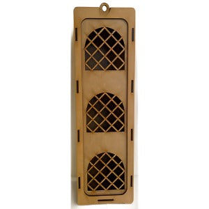 Laser Cut Tall 3 Room Box