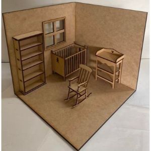 Nursery Corner Room Box Kit