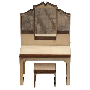 1:48 Scale Dressing Table & Stool Kit