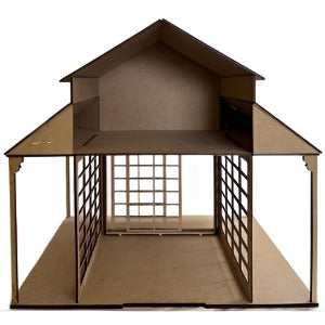 Lacer Cut Japanese Mountain Room Box