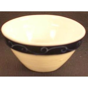 Mixing Bowl White/ Blue