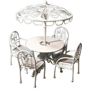 Garden Setting With Umbrella 5 Pc