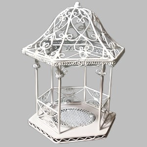 White Wire Gazebo