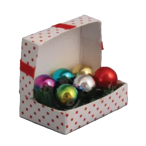 Christmas Ornaments in Box