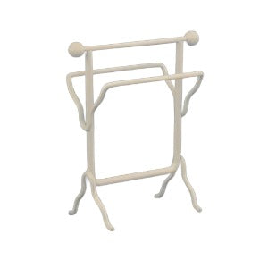 White Towel Rack