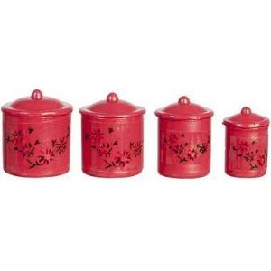 Red Canister Set