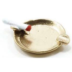 Ashtray With Cigarette