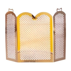 Fire screen Brass