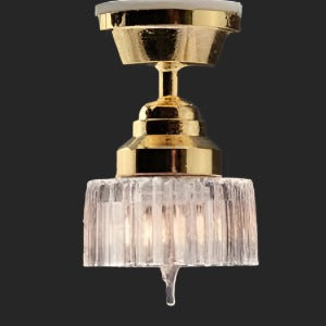 Ceiling Light Scalloped Shade