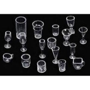 Plastic Glassware set 17pcs