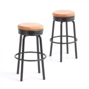 Black Bar Stools PK2