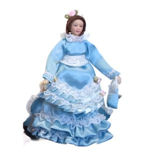Lady in A Blue Dress