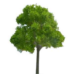 Light Green Bushy Tree 7cm