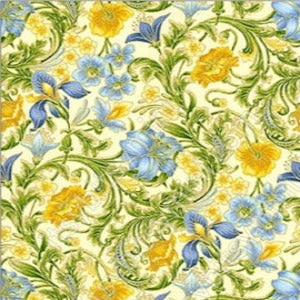 Floral Tapestry Blue