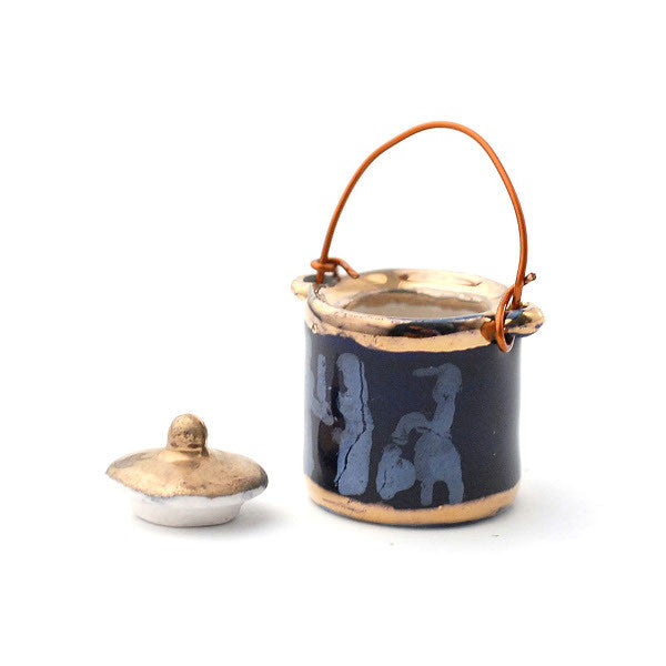 Blue Biscuit Barrel
