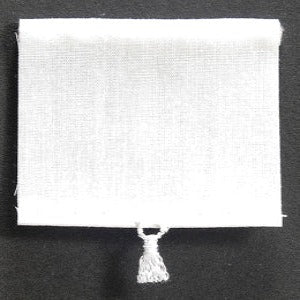 White Cotton Window Shade
