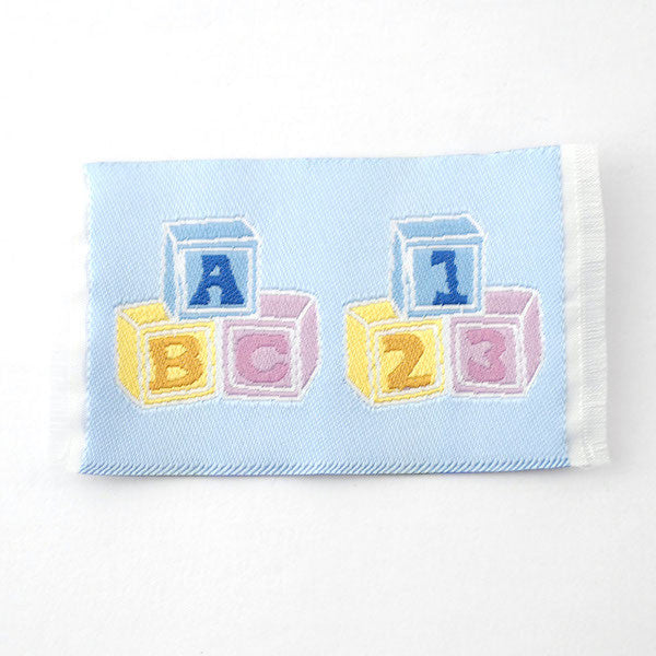 Baby Blocks Rug Blue