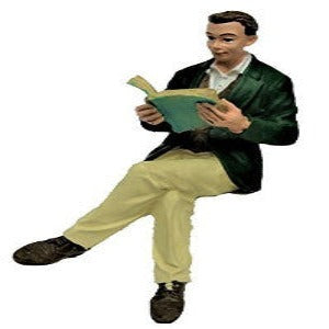 Sitting Man Reading