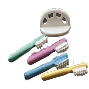Toothbrush Holder & 4 Brushes