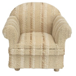 Armchair Cream Stripe