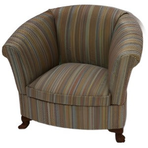 Striped Bucket Chair