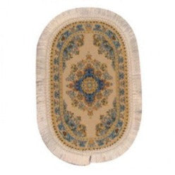 Oval Turkish Rug Cream