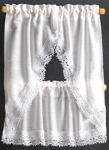 Kitchen Curtains White
