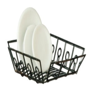 Dish Rack And Dishes