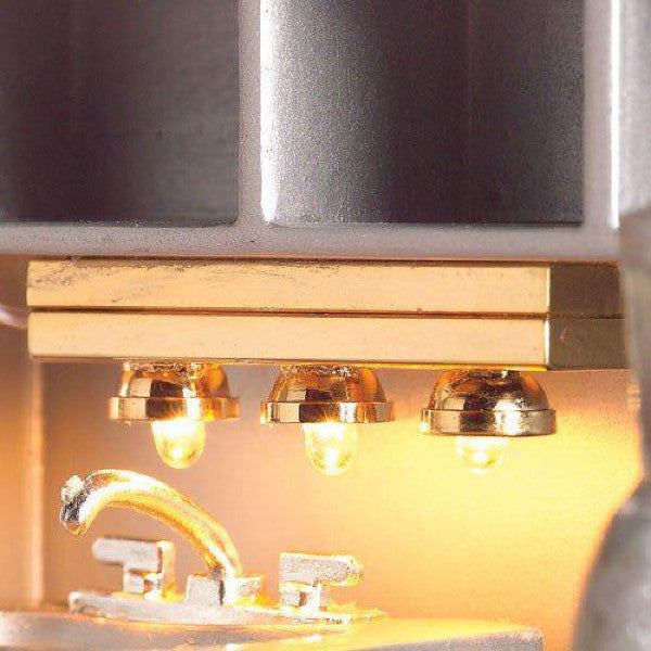 Down Light 3 Bulb Set In Gold